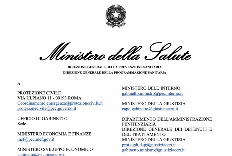 Le nuove disposizioni del Ministero della Salute sulla quarantena
